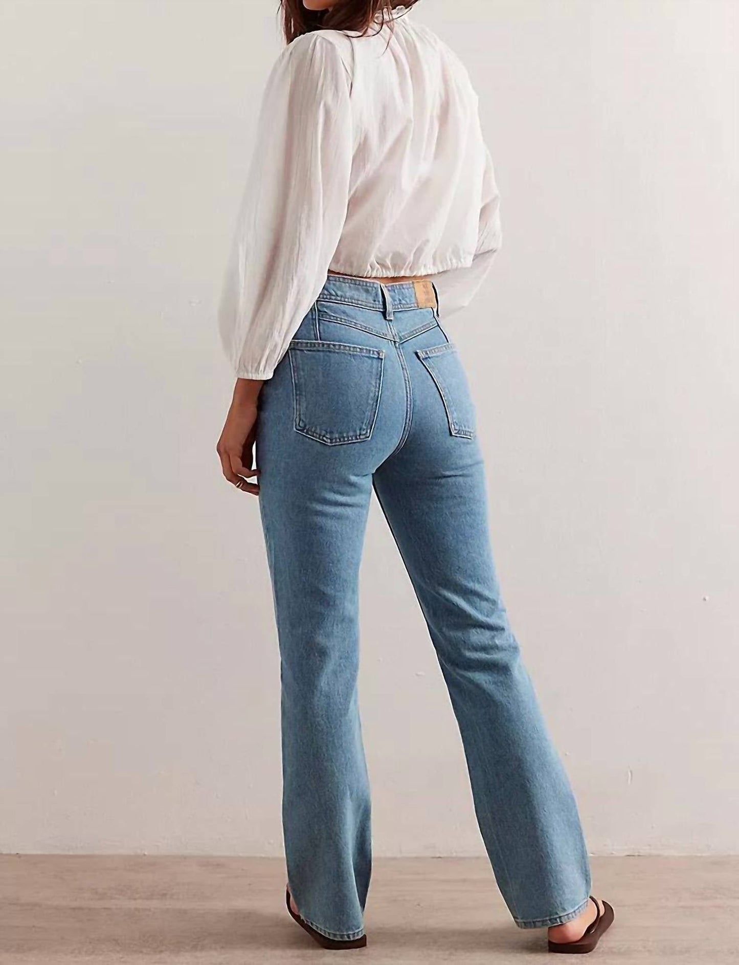 Free People - Xena Slim Straight Jeans
