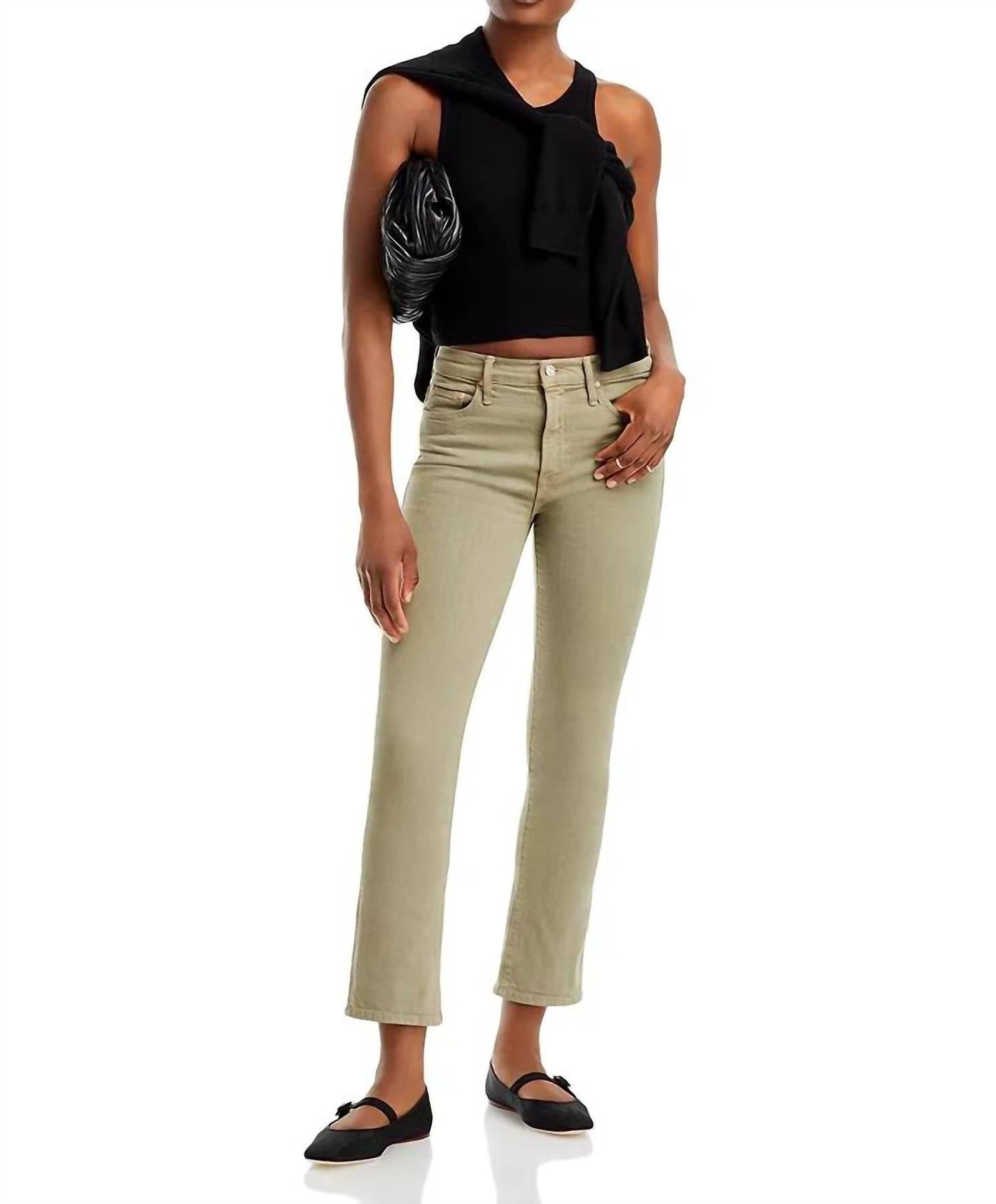 Mother - Insider Hover High Rise Straight Jeans