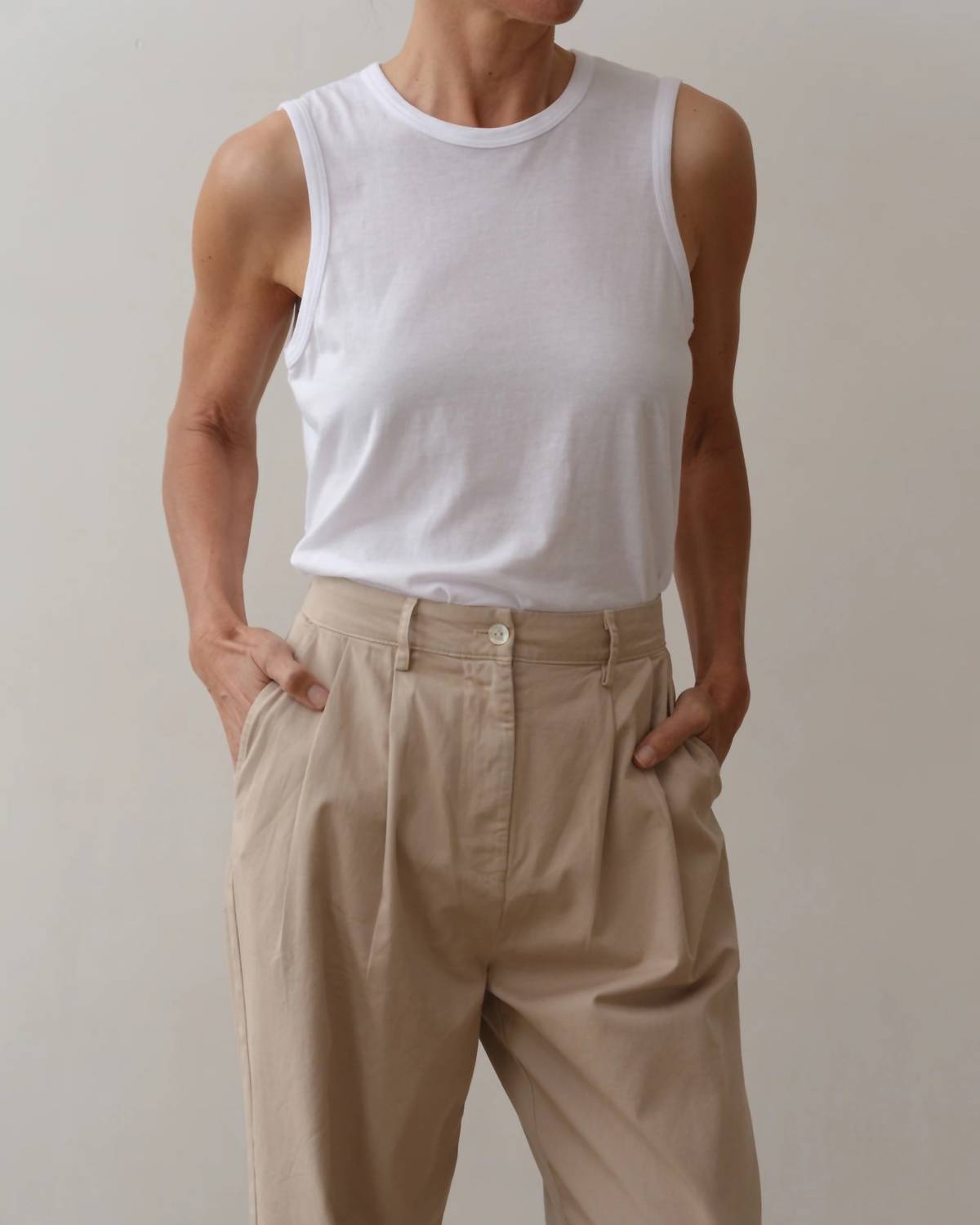 Donni. - Jersey Muscle Tank Top