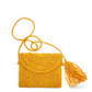 Bolsa transversal Naomi feminina Mar Y Sol amarela tamanho regular