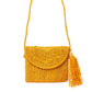 Bolsa transversal Naomi feminina Mar Y Sol amarela tamanho regular