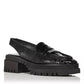 Mocassim plataforma Bettie Slingback feminino Freda Salvador, preto, tamanho 7