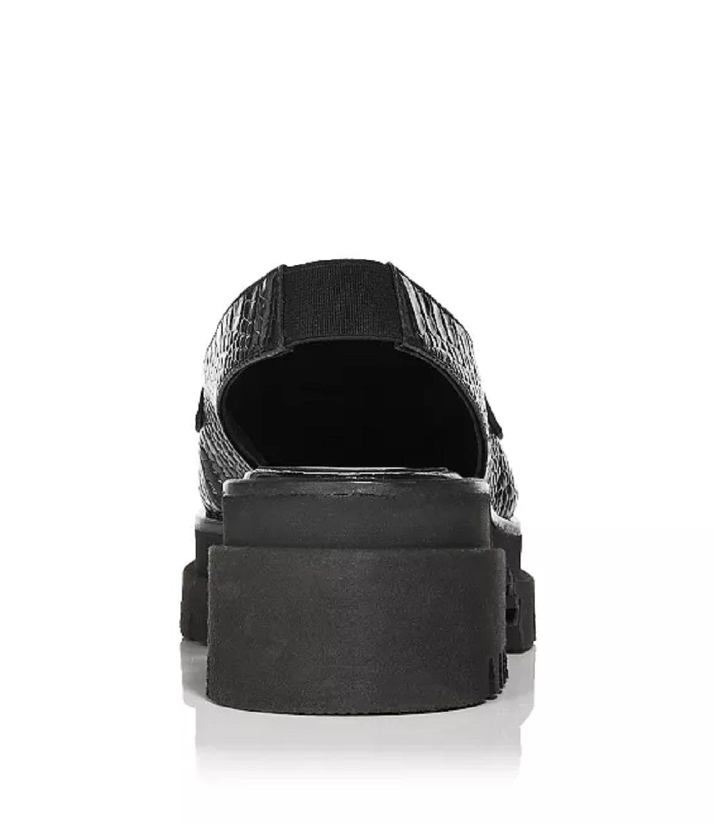 Mocassim plataforma Bettie Slingback feminino Freda Salvador, preto, tamanho 7