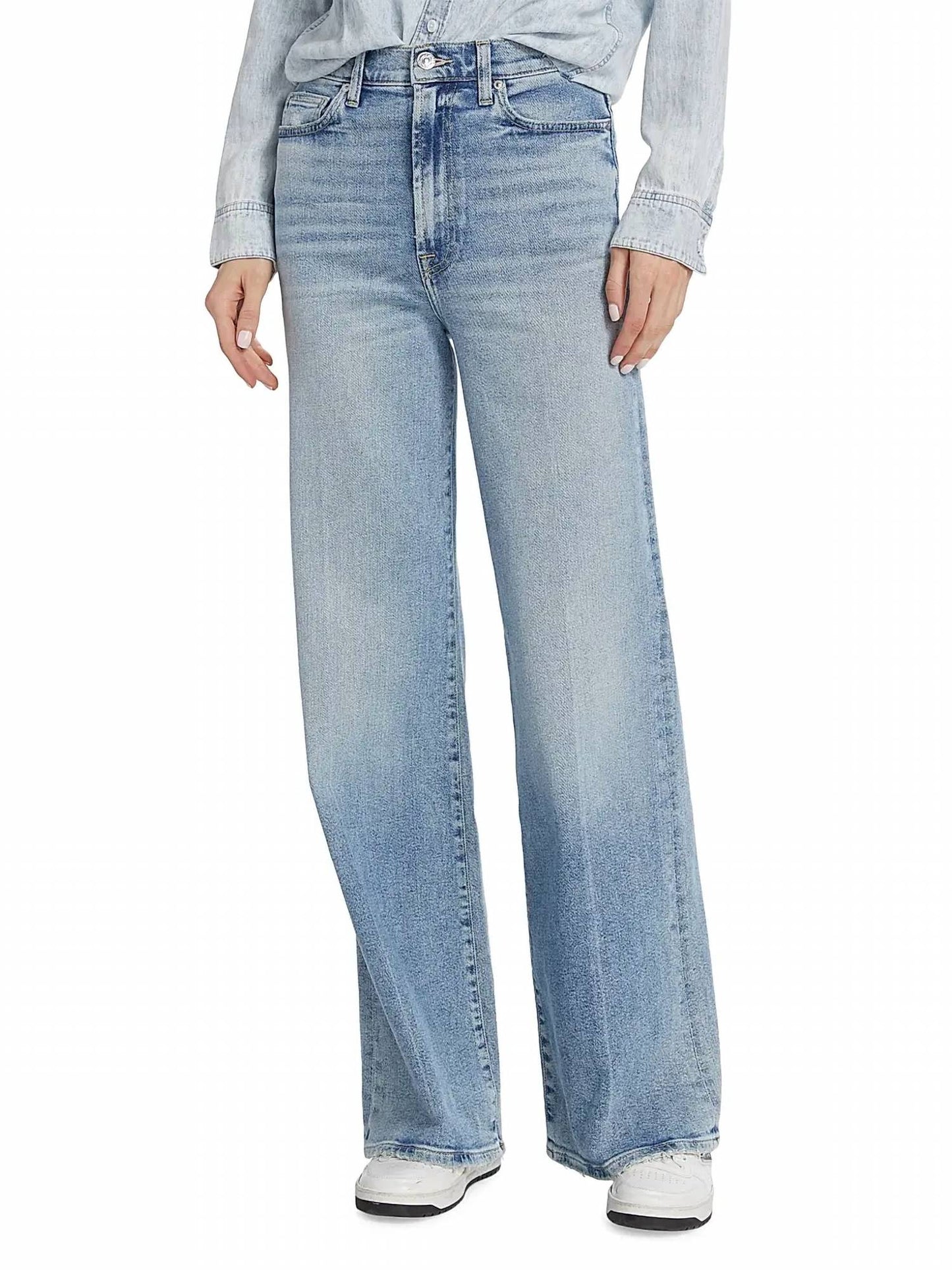 7 For All Mankind - Ultra High-rise Wide-leg Jeans