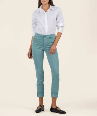 Kut From The Kloth - Amy Mid Rise Crop Straight Leg Jeans