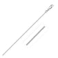 14k White Gold Classic Box Chain 0.7mm