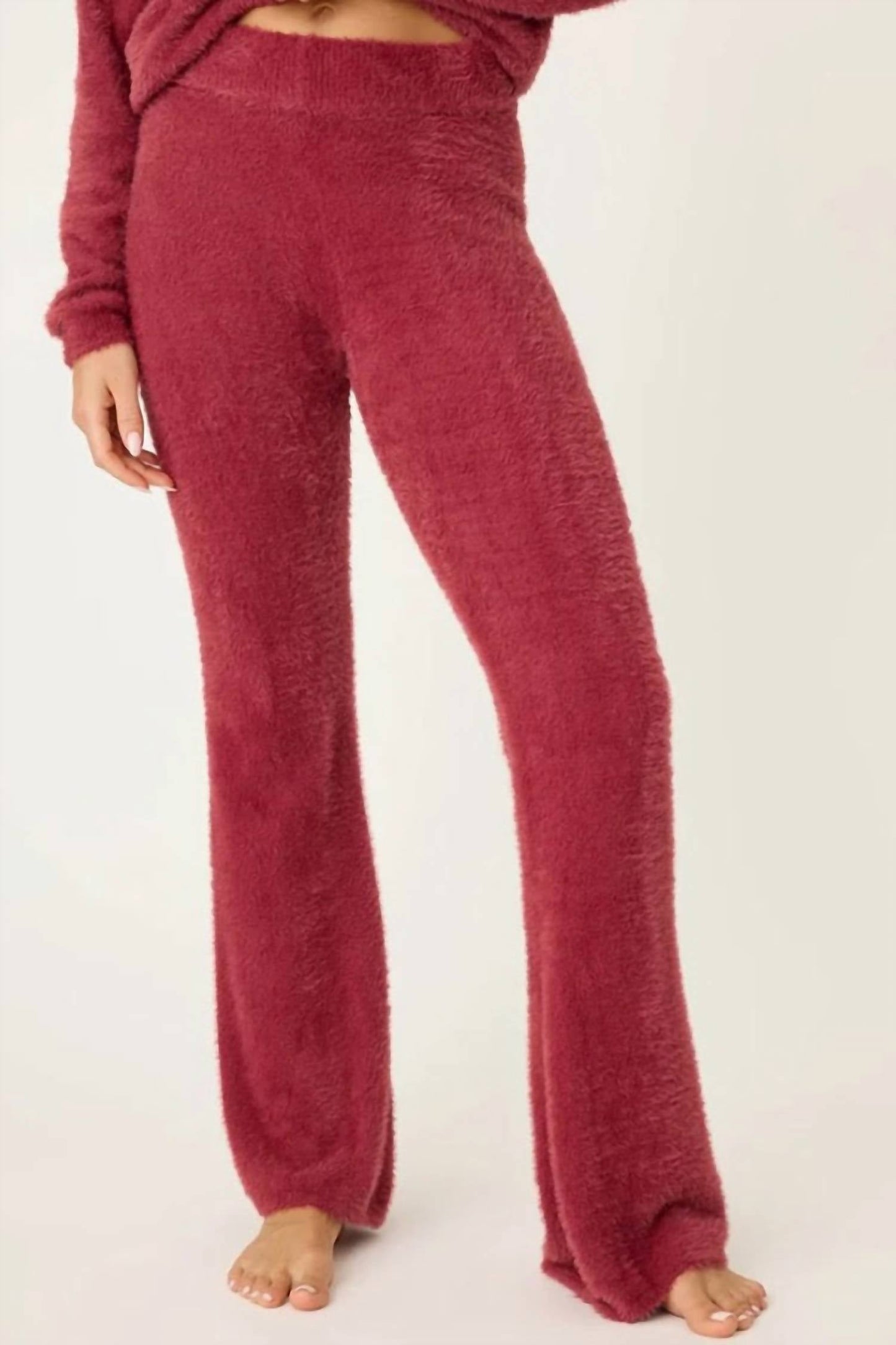 Pj Salvage - Full Of Holiday Spirit Feather Knit Lounge Pant