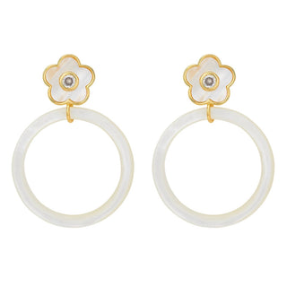Asha - Boboli Hoop Mop Earrings