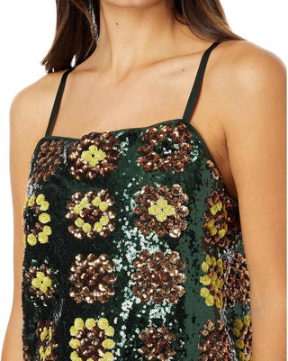 Johnny Was - Vestido curto de lantejoulas Gemini