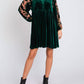 Umgee - Alice V-neck Long Sleeve Mini Dress