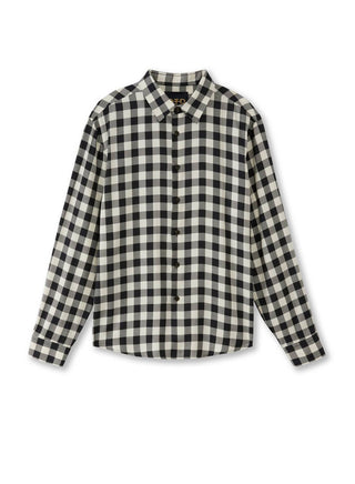 Neste dia - Camisa xadrez de botões de manga comprida