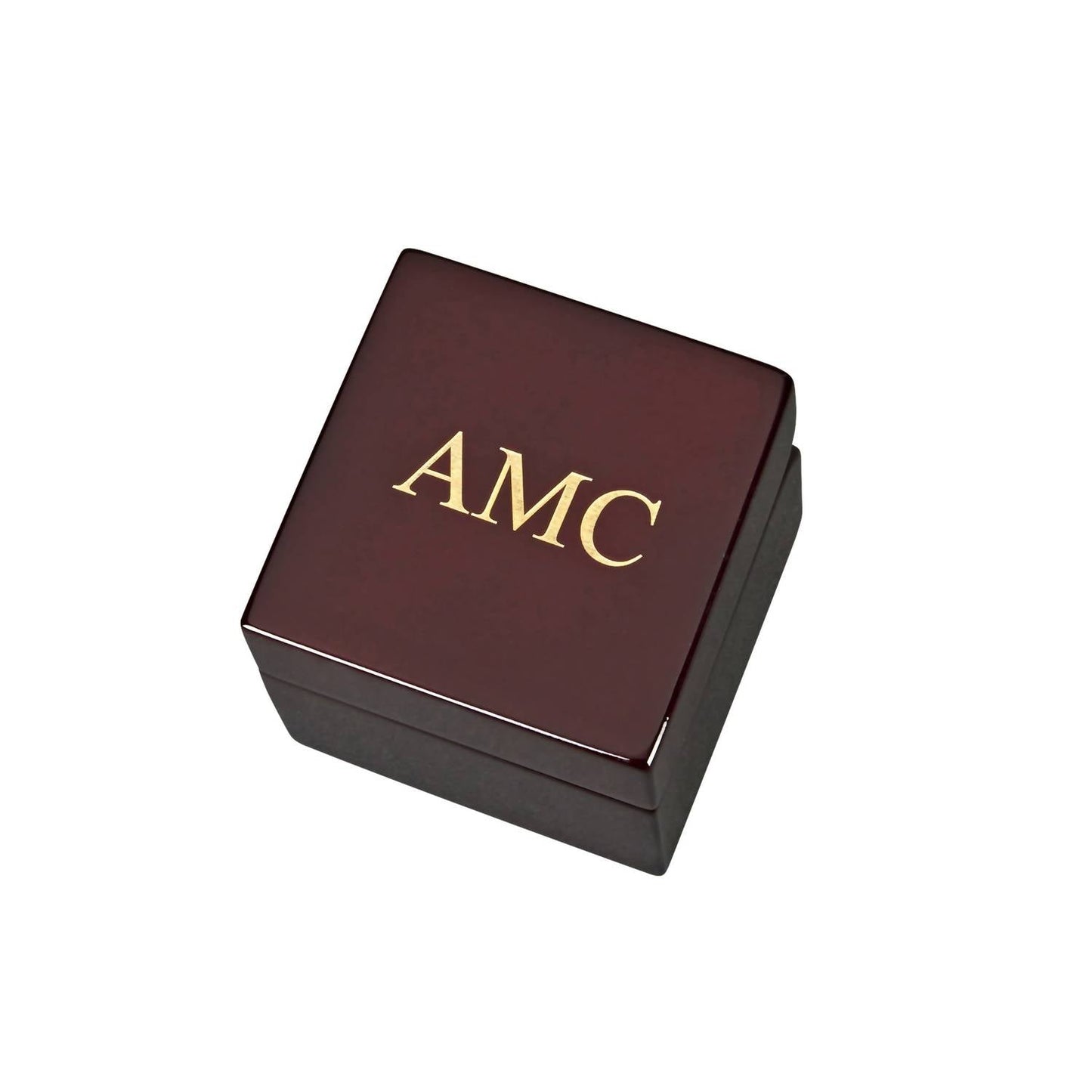 Creative Gifts International - Square Wood Box With Clock & Compass