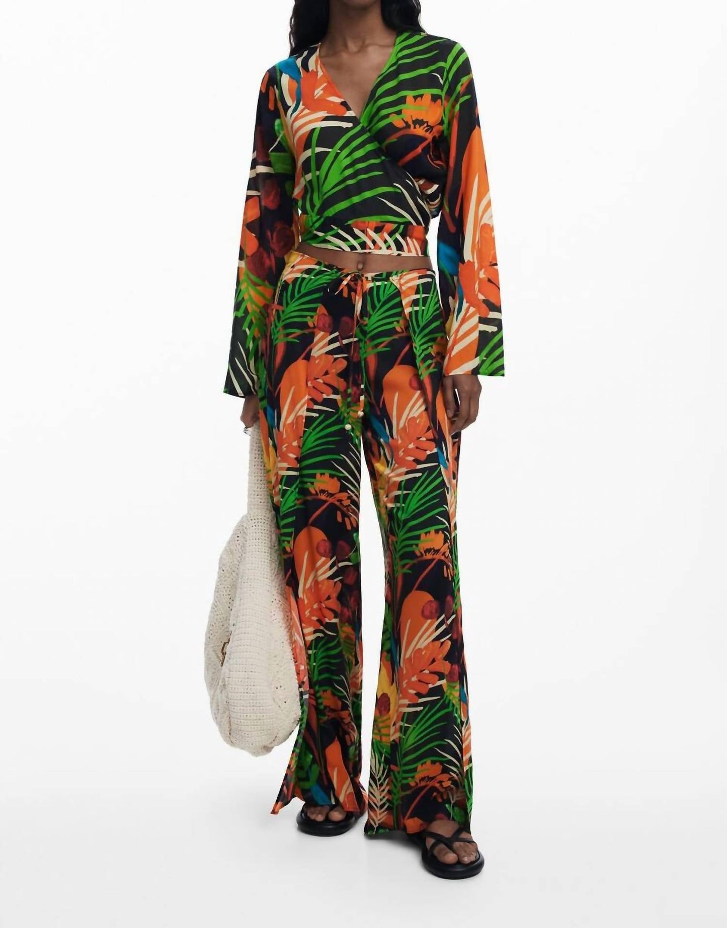 Desigual - WRAP LONG PANTS