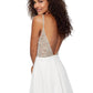 Jovani - Embellished Top Short Dress