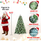 8 Ft The Full-Bodied Pre-Decorated Pinecone Christmas Tree