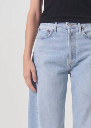 Agolde - Luna High Rise Pieced Taper Jeans