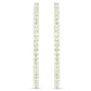 3.50 Carat Genuine Peridot .925 Sterling Silver Earrings