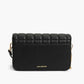 Bolsa transversal feminina Like Dreams Clara Quilted Tassel, preta, tamanho regular