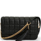 Bolsa transversal feminina Like Dreams Clara Quilted Tassel, preta, tamanho regular