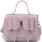 Bolsa tiracolo feminina Eva Double Bowtie da Like Dreams, roxa, tamanho regular