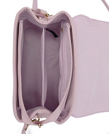 Bolsa tiracolo feminina Eva Double Bowtie da Like Dreams, roxa, tamanho regular