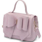 Bolsa tiracolo feminina Eva Double Bowtie da Like Dreams, roxa, tamanho regular