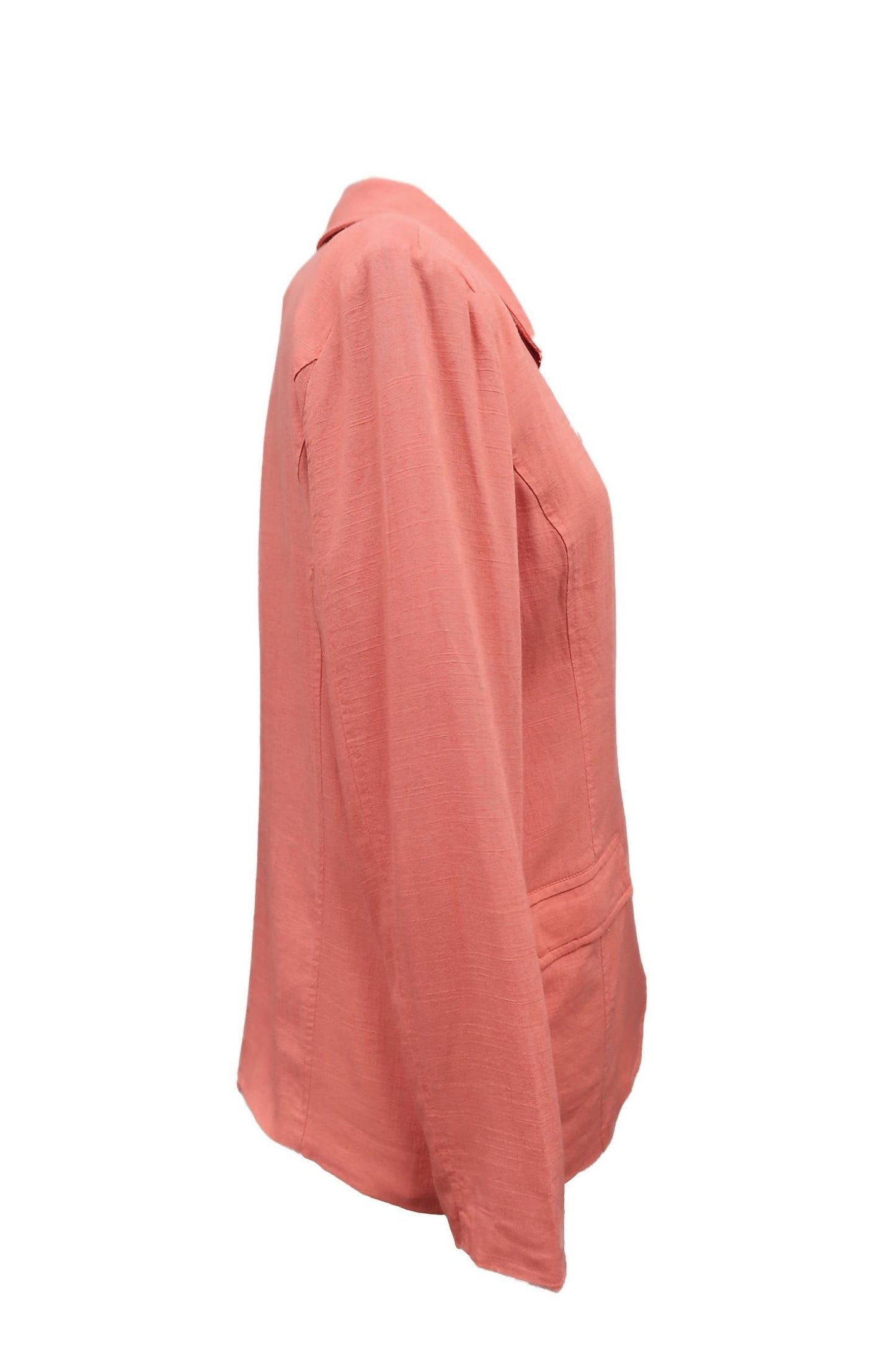 Paparazzi - Women's Linen Blend Classic Lined Blazer