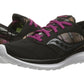 Saucony Life On The Run Kineta Relay Feminino Preto/Cereja