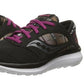 Saucony Life On The Run Kineta Relay Feminino Preto/Cereja