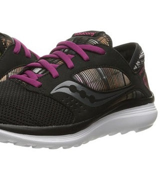 Saucony Life On The Run Kineta Relay Feminino Preto/Cereja
