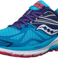 Saucony Ride 9 Feminino Azul Marinho/Azul/Rosa Tamanho 5 D(W) EUA