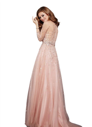 Jovani - Vestido de noiva com manga três quartos