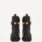 Valentino Garavani - Botas de combate femininas com tachas romanas