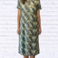 Calypso - Jenneke Palm Leaf Shift Dress