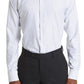 Canali Impeccabile White Stripe Dress Shirt