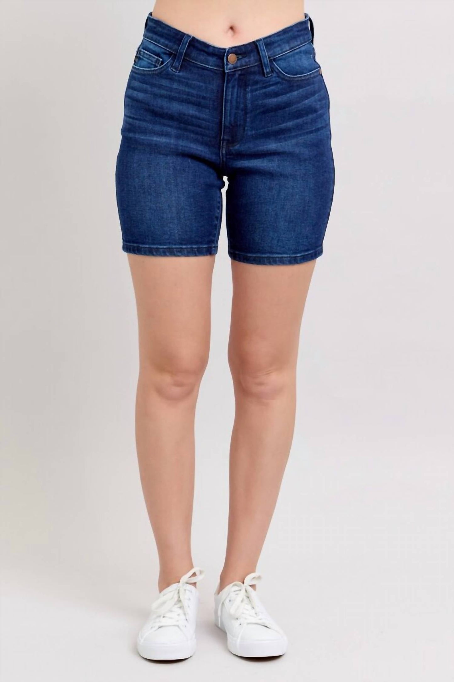 Judy Blue - High Waist V-front Bermuda Shorts