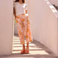 Charlie B - Printed Linen Blend Cropped Pull-on Pants
