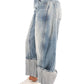 Free People - Olsen Cuffed Barrel Jeans