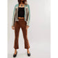 Free People - In My Feelings Velvet Crop Slim Flare Pants