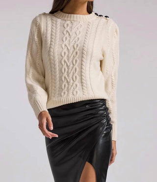 Geração Amor - BROOKS CABLE SWEATER