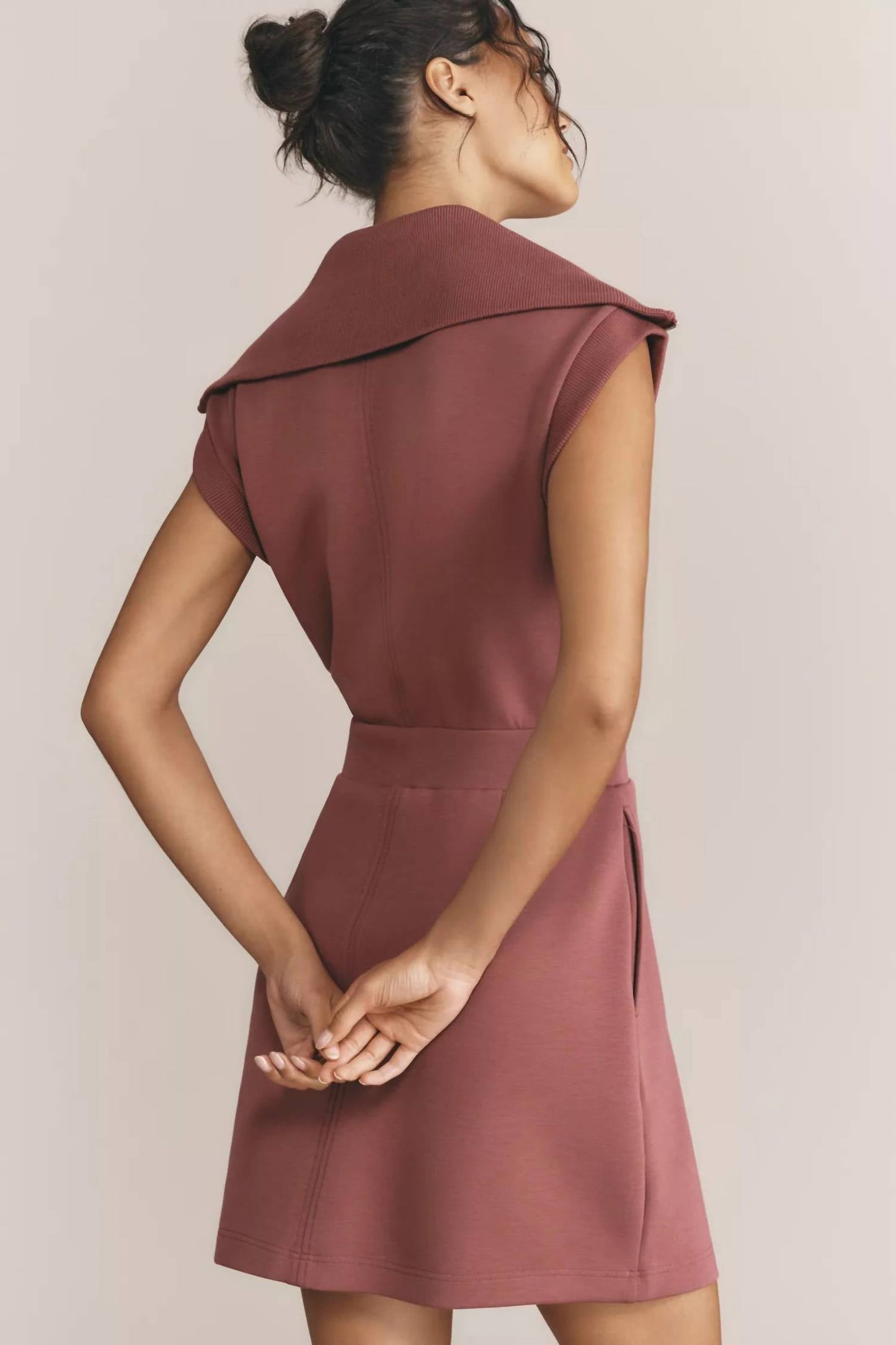 Varley - Rebecca Zip Through Mini Dress