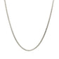Sterling Silver Rhodium Plated Round Box Chain 1.5mm