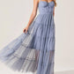 Astr - Mireya Bustier Tulle Maxi Dress