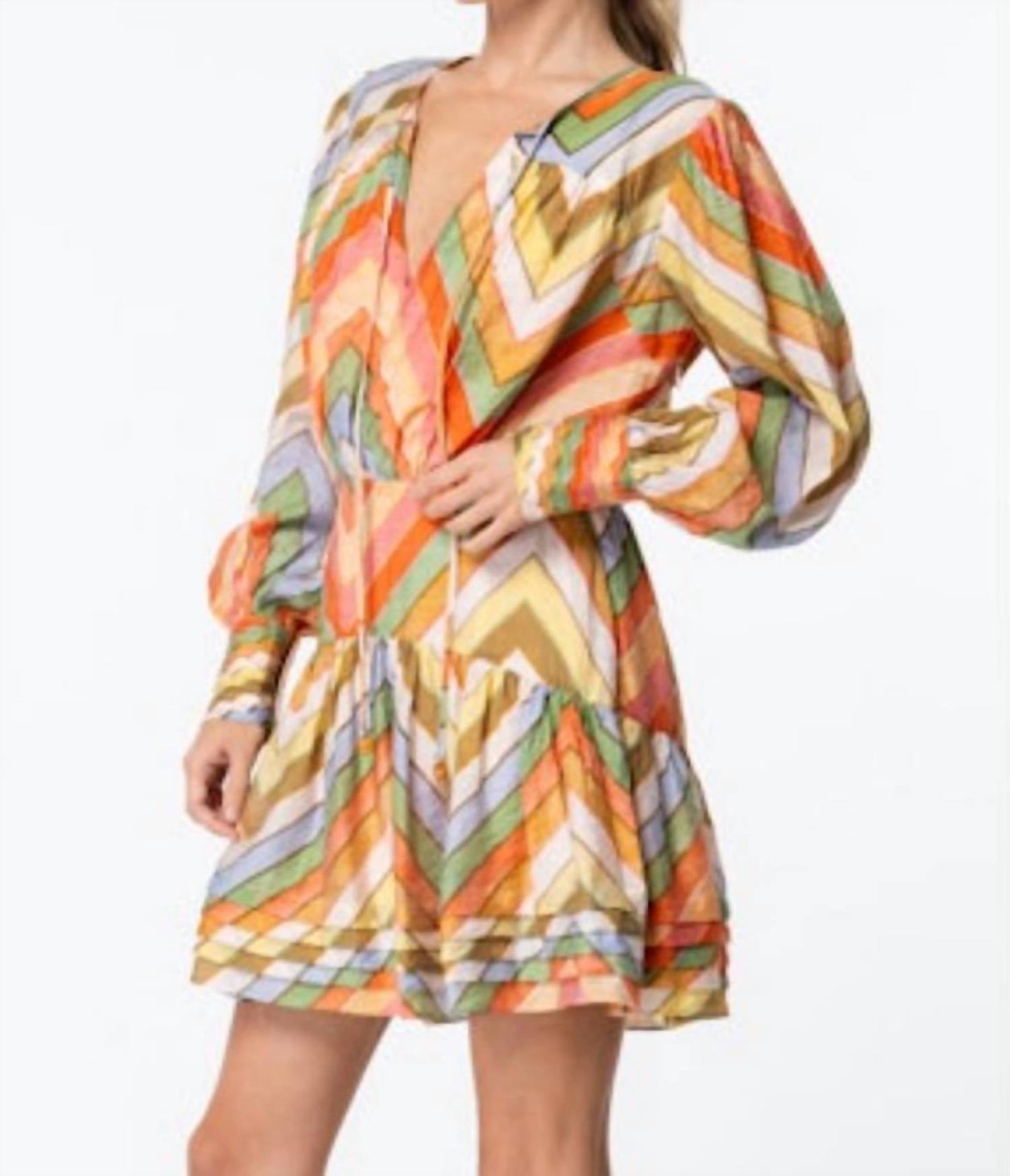 Ciebon - Emerie Striped Mini Dress