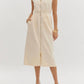 Entro - Sleeveless Zip Up Midi Dress