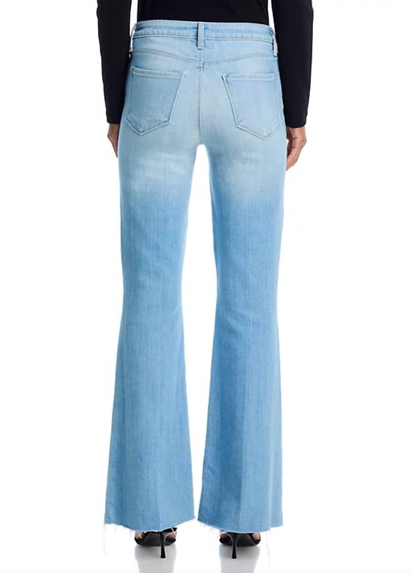 L'Agence - Sera High Rise Sneaker Flare Jeans