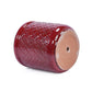 3 Pieces Ceramic Flowerpot Set, Bean Paste Red