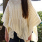 Allie Rose - Cable Knit Poncho