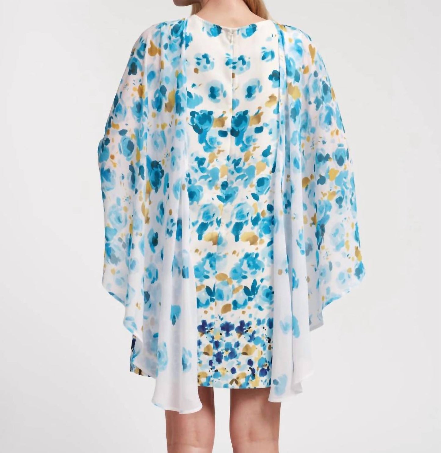 Frances Valentine - Mini Cape Mini Dress
