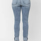 Judy Blue - High Waist Heavy Destroy Tall Skinny Denim Jeans